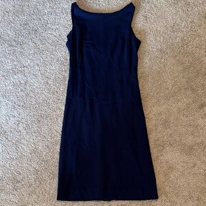 MM Lafleur Classic Navy Midi Dress